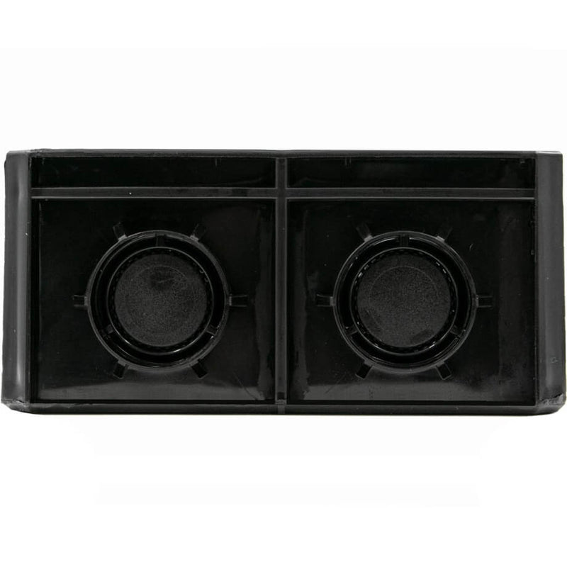 Caja Negra Poliflex de 3/4" con Tapa