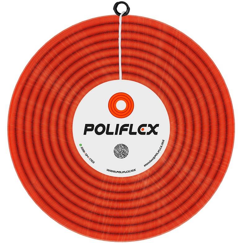 Poliducto Flexible Con Guía 1/2"