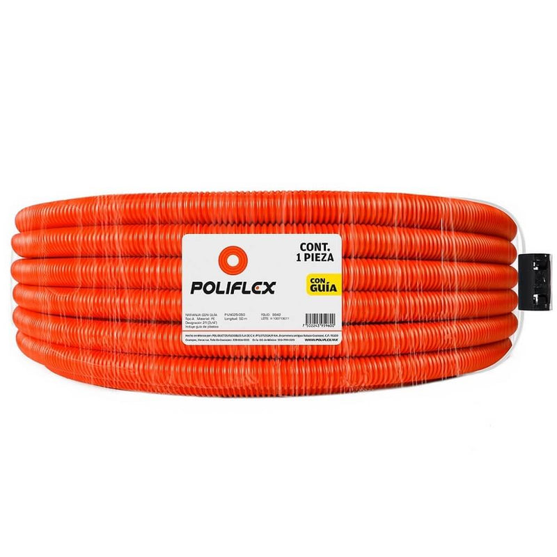 Poliducto Flexible Con Guía 3/4"