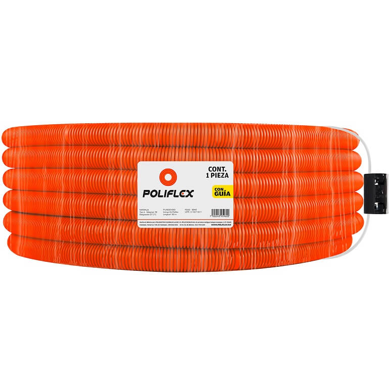 Poliducto Flexible Con Guía 1"