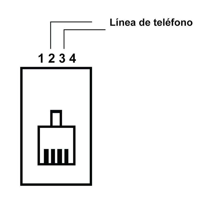 Toma de Teléfono Quinziño