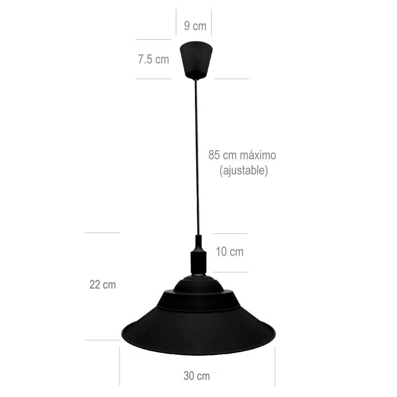 Lámpara de Techo Dana - 30W Luz Cálida