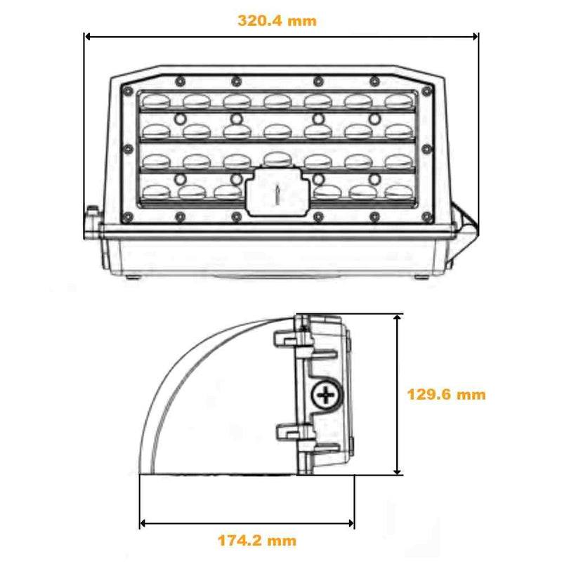 Wall Pack Econo Led 40W 5000K