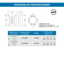 Centro de Carga para Empotrar 6 Polos