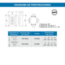Centro de Carga para Sobreponer 6 Polos